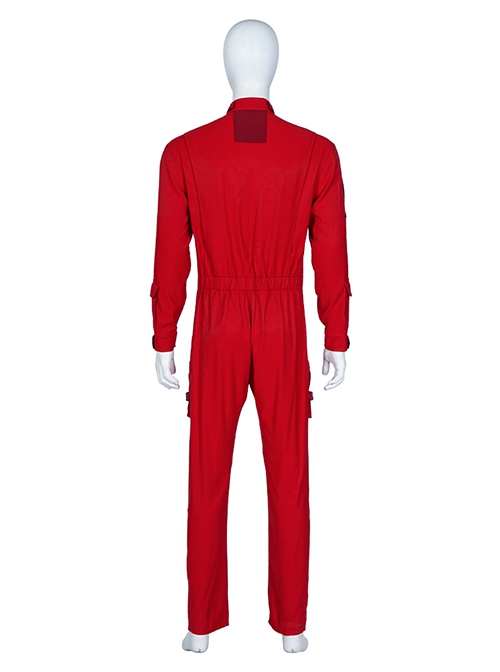 Guardians Of The Galaxy Vol 3 Halloween Cosplay Red Bodysuit Team Uniform Costume Set Without Shoes