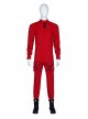 Guardians Of The Galaxy Vol 3 Halloween Cosplay Red Bodysuit Team Uniform Accessories Black Shoes