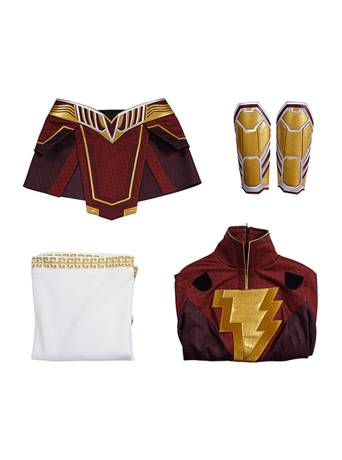 Shazam Fury Of The Gods Lady Shazam Halloween Cosplay Mary Bromfield Costume Set Without Boots