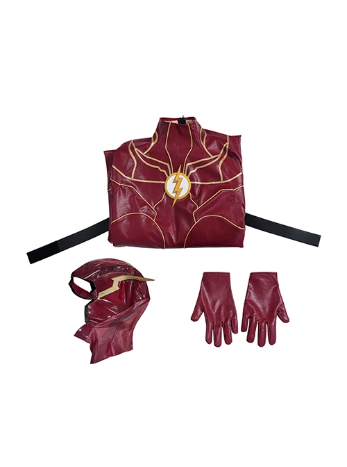 Movie The Flash 2023 Halloween Cosplay Barry Allen Costume Bodysuit Set Without Boots