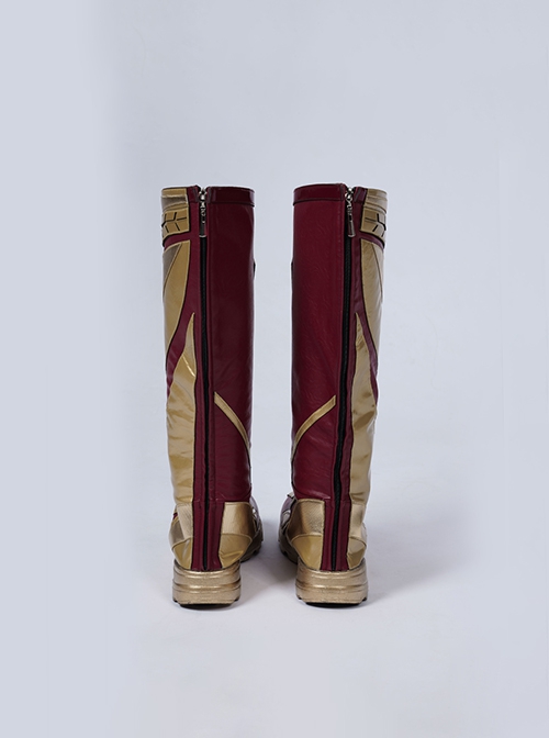 Movie The Flash 2023 Halloween Cosplay Barry Allen Accessories Golden-Red Boots