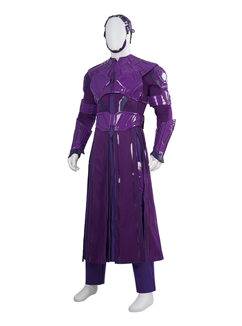 Movie Guardians Of The Galaxy Vol.3 Halloween Cosplay High Evolutionary Costume Purple Set Without Boots