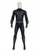 Movie The Flash Halloween Cosplay Michael Keaton Version Batman Costume Black Bodysuit Set Without Headcover