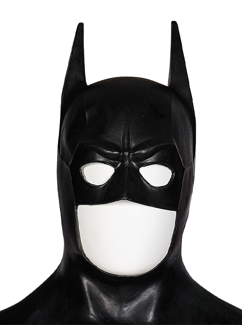 Movie The Flash Halloween Cosplay Michael Keaton Version Batman Accessories Black Headcover With Logo