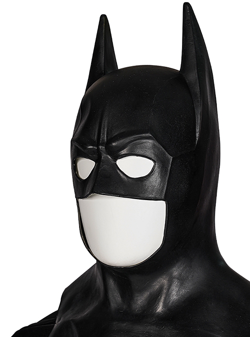 Movie The Flash Halloween Cosplay Michael Keaton Version Batman Accessories Black Headcover With Logo