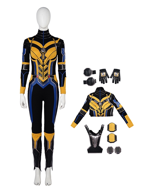 Ant-Man And The Wasp Quantumania Halloween Cosplay Hope Van Dyne Wasp Costume Set Without Boots Without Helmet