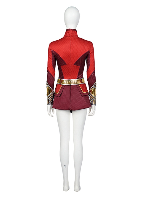 Shazam Fury Of The Gods Halloween Cosplay Maria Costume Set Without Boots