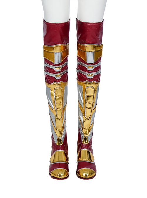 Shazam Fury Of The Gods Halloween Cosplay Maria Accessories Long Boots