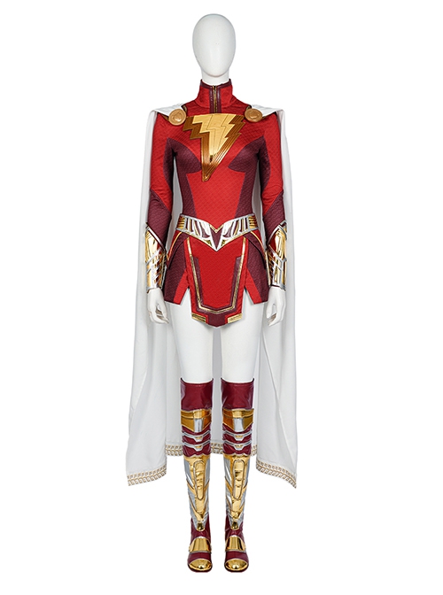 Shazam Fury Of The Gods Halloween Cosplay Maria Accessories Long Boots