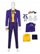 Batman 1992 The Animated Series Halloween Cosplay Joker Costume Set Without Shoes