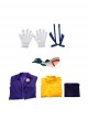 Batman 1992 The Animated Series Halloween Cosplay Joker Costume Set Without Shoes