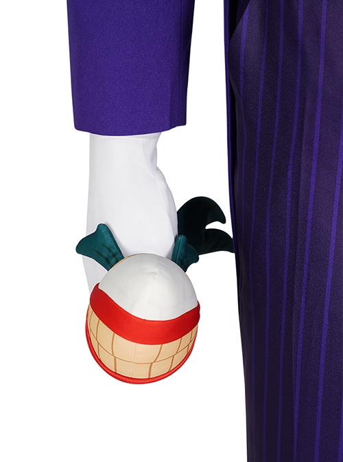 Batman 1992 The Animated Series Halloween Cosplay Joker Costume Set Without Shoes