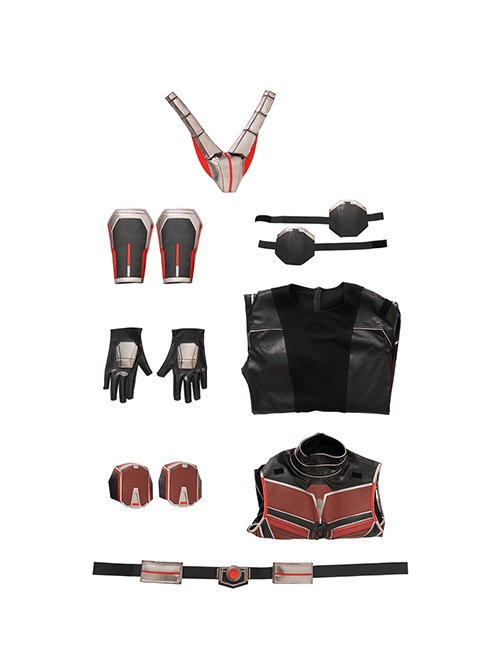 Ant-Man And The Wasp Quantumania Halloween Cosplay Scott Lang Costume Set Without Shoes Without Helmet