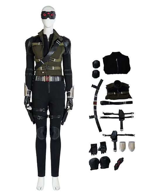 Movie Thunderbolts Halloween Cosplay Yelena Belova Costume Set Without Shoes Without Prop Guns