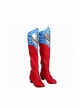 The Boys Season 4 Halloween Cosplay Firecracker Accessories Red Boots