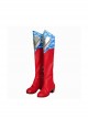 The Boys Season 4 Halloween Cosplay Firecracker Accessories Red Boots