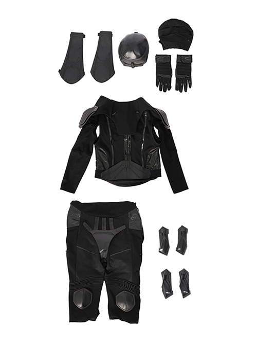 The Boys Halloween Cosplay Black Noir Costume Set Without Shoes Without Prop Knives