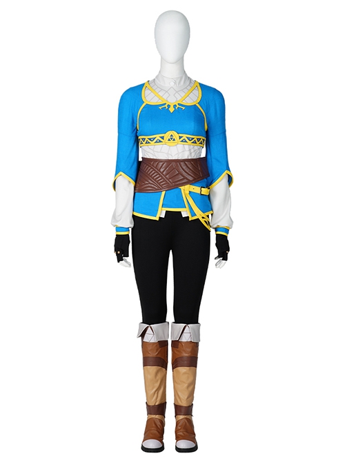 The Legend Of Zelda Breath Of The Wild Halloween Cosplay Princess Zelda Accessories Brown Boots