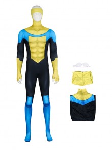 Invincible Halloween Cosplay Mark Grayson Costume Printing Bodysuit Full Set