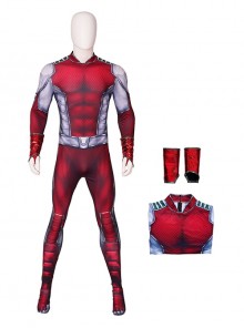 Titans Season 4 Halloween Cosplay Beast Boy Costume Printing Bodysuit Full Set