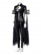 Game Halloween Cosplay Bayonetta Costume Black Bodysuit Full Set