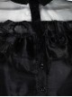 Wednesday Addams Halloween Cosplay Wednesday Costume Black Ball Dress Full Set