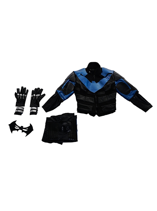 Game Gotham Knights Halloween Cosplay Nightwing Costume Set Without Shoes