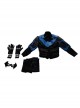 Game Gotham Knights Halloween Cosplay Nightwing Costume Set Without Shoes