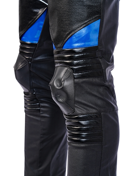 Game Gotham Knights Halloween Cosplay Nightwing Costume Set Without Shoes