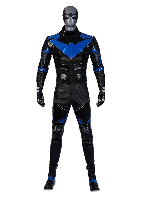 Game Gotham Knights Halloween Cosplay Nightwing Accessories Black Boots