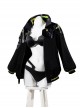 Cyberpunk Edgerunners Halloween Cosplay Rebecca Costume Black Coat