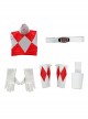 Mighty Morphin Power Rangers Halloween Cosplay Tyrannosaurus Red Ranger Costume Bodysuit Set Without Helmet Without Boots