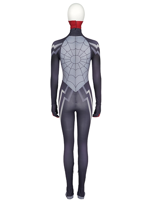 Spider-Man Homecoming Halloween Cosplay Silk Cindy Moon Costume Printing Bodysuit Full Set