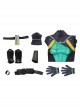 Game Valorant Controller Halloween Cosplay Viper Costume Bodysuit Full Set