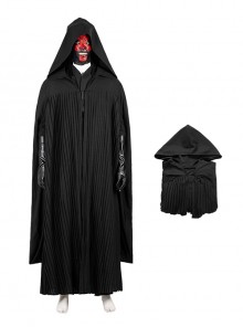 Star Wars Halloween Cosplay Darth Maul Costume Black Cloak