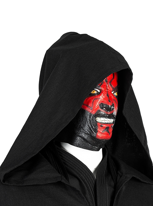 Star Wars Halloween Cosplay Darth Maul Costume Black Cloak