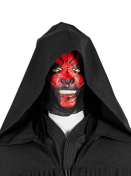 Star Wars Halloween Cosplay Darth Maul Costume Black Cloak