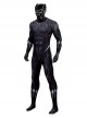 Black Panther Halloween Cosplay T'Challa Costume Printing Black Bodysuit Set