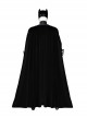 Batman The Dark Knight Halloween Cosplay Batman Costume Black Bodysuit Full Set