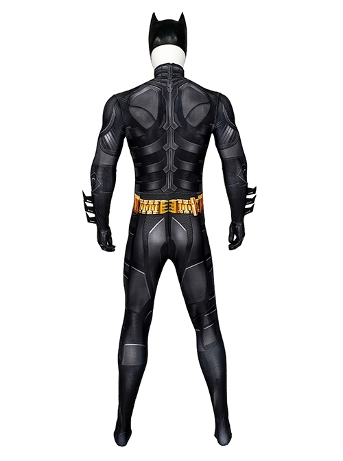 Batman The Dark Knight Halloween Cosplay Batman Costume Black Bodysuit Full Set