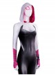 Spider Man Across The Spider Verse Halloween Cosplay Spider Gwen Pink Bodysuit Costume Set