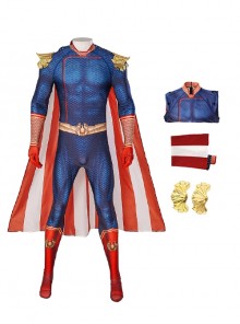 The Boys Halloween Cosplay Homelander Costume Bodysuit Full Set