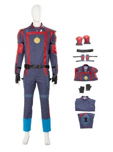 Guardians Of The Galaxy Vol.3 Halloween Cosplay Star-Lord Peter Jason Quill Costume Set Without Boots