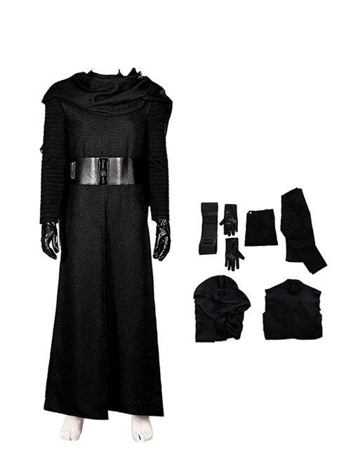 Star Wars The Force Awakens Halloween Cosplay Kylo Ren Costume Set Without Shoes Without Helmet