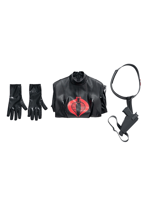 G.I.Joe Rise Of Cobra Halloween Cosplay The Baroness Costume Bodysuit Set Without Boots