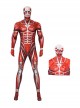 Attack On Titan Halloween Cosplay Colossal Titan Costume Printing Bodysuit