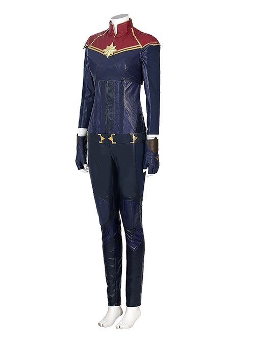 TV Drama Ms. Marvel Bonus Scene Version Halloween Cosplay Captain Marvel Costume Set Without Boots