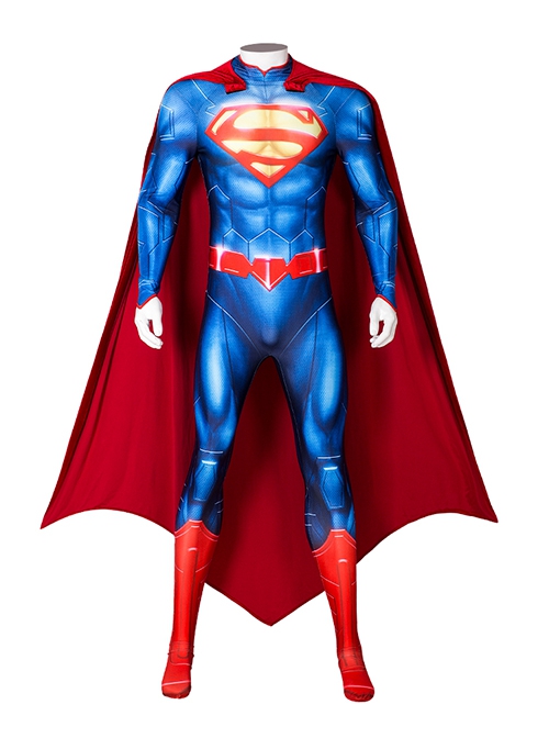 Comics The New 52 Superman Halloween Cosplay Superman Battle Suit Costume Full Set