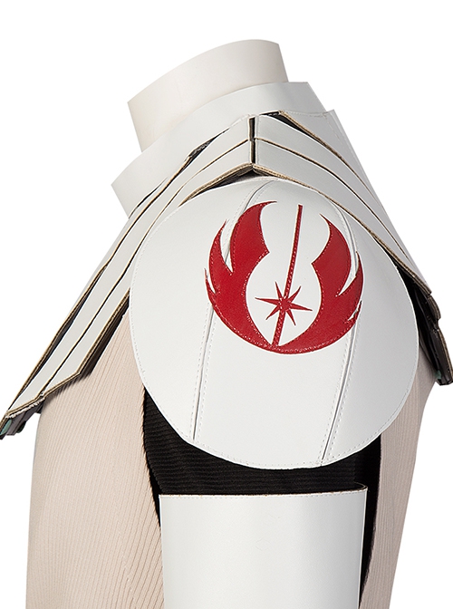 Star Wars Halloween Cosplay Obi-Wan Kenobi Armor Version Costume Long Sleeve Top Shoulder Guards Shoulder Armor