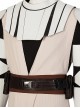 Star Wars Halloween Cosplay Obi-Wan Kenobi Armor Version Accessories Dark Brown Leather Belt